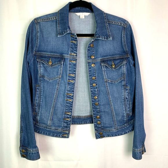 Sunflower Denim Jacket Hand Painted Country Girl Cottagecore Chic Autumn - Picture 4 of 13